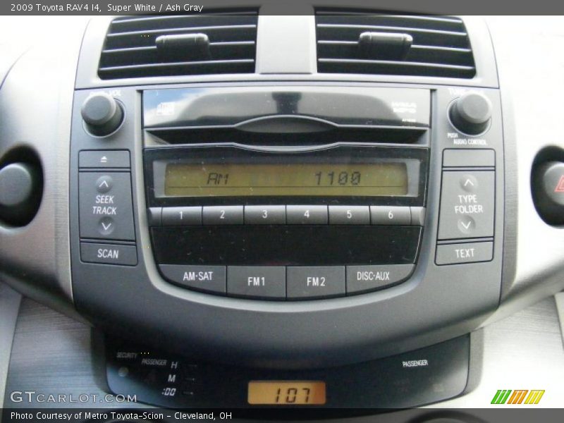 Super White / Ash Gray 2009 Toyota RAV4 I4