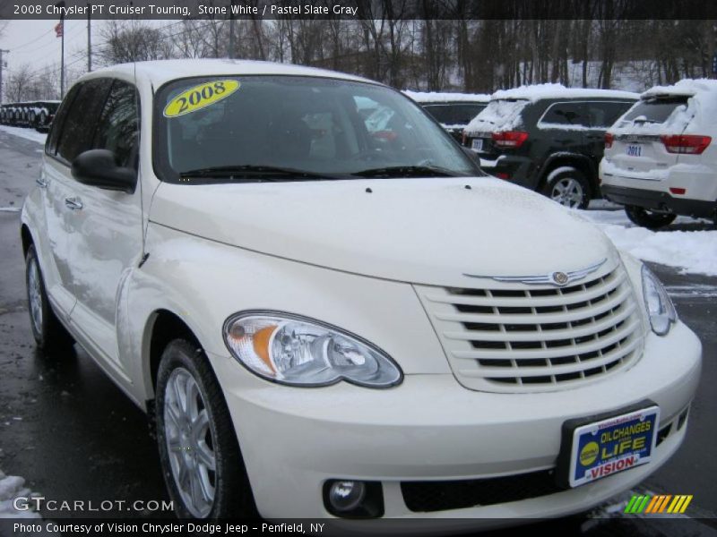 Stone White / Pastel Slate Gray 2008 Chrysler PT Cruiser Touring