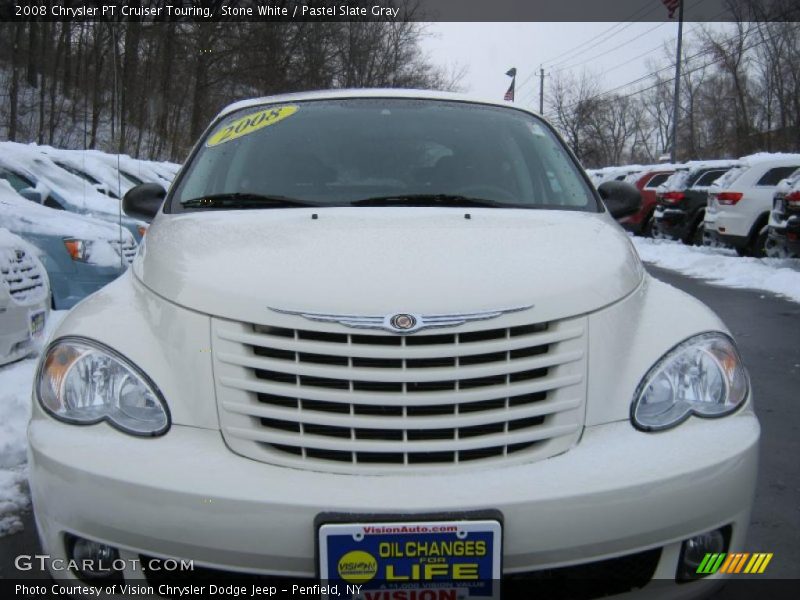 Stone White / Pastel Slate Gray 2008 Chrysler PT Cruiser Touring