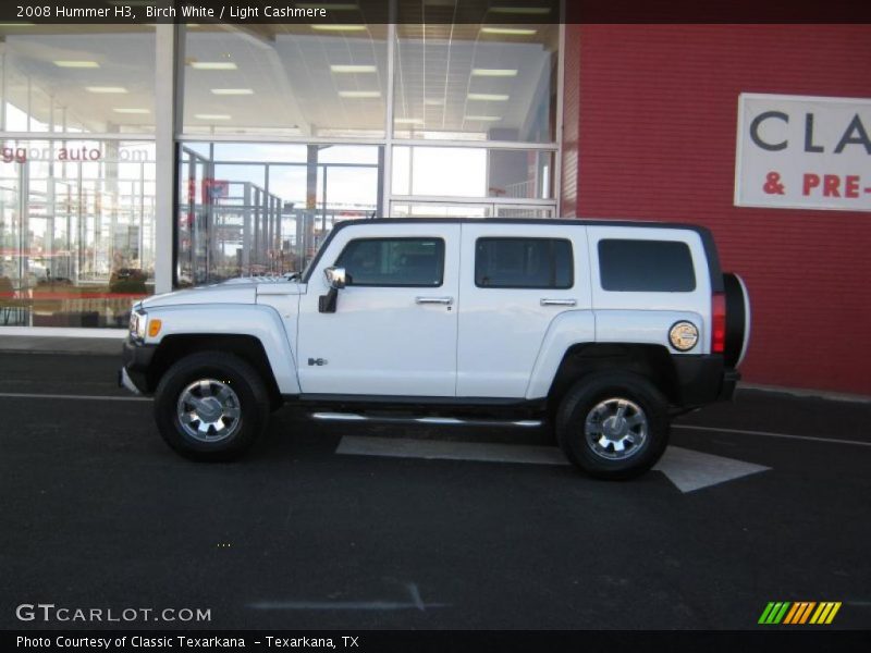 Birch White / Light Cashmere 2008 Hummer H3