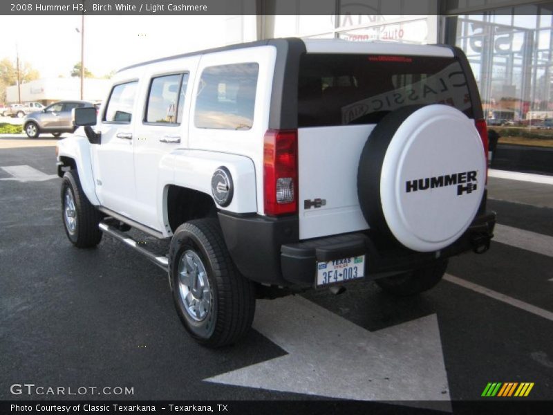 Birch White / Light Cashmere 2008 Hummer H3