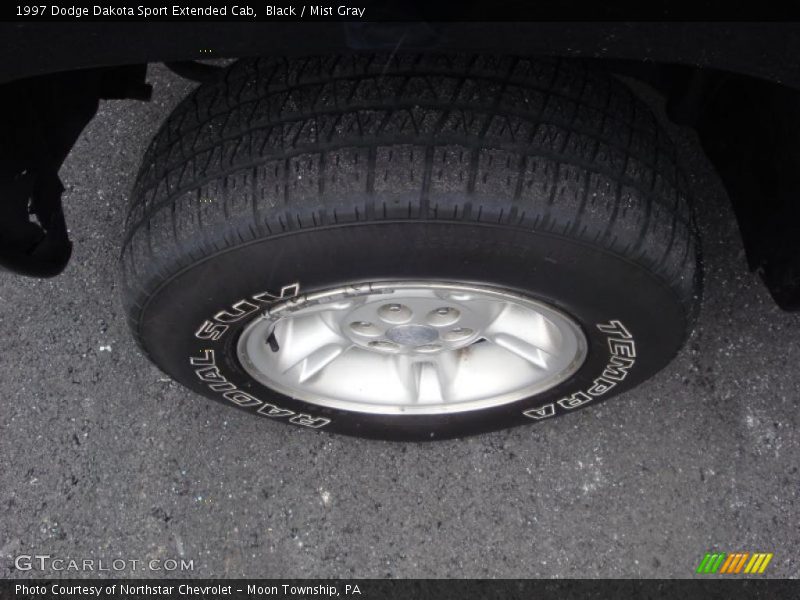 Black / Mist Gray 1997 Dodge Dakota Sport Extended Cab