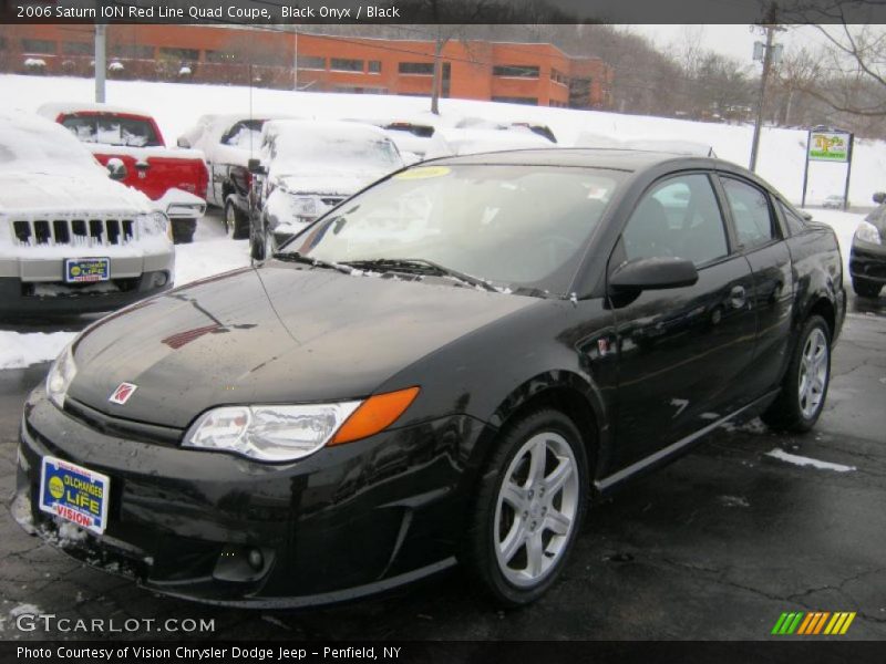 Black Onyx / Black 2006 Saturn ION Red Line Quad Coupe