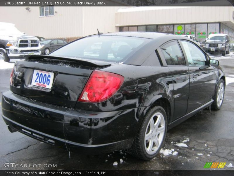 Black Onyx / Black 2006 Saturn ION Red Line Quad Coupe