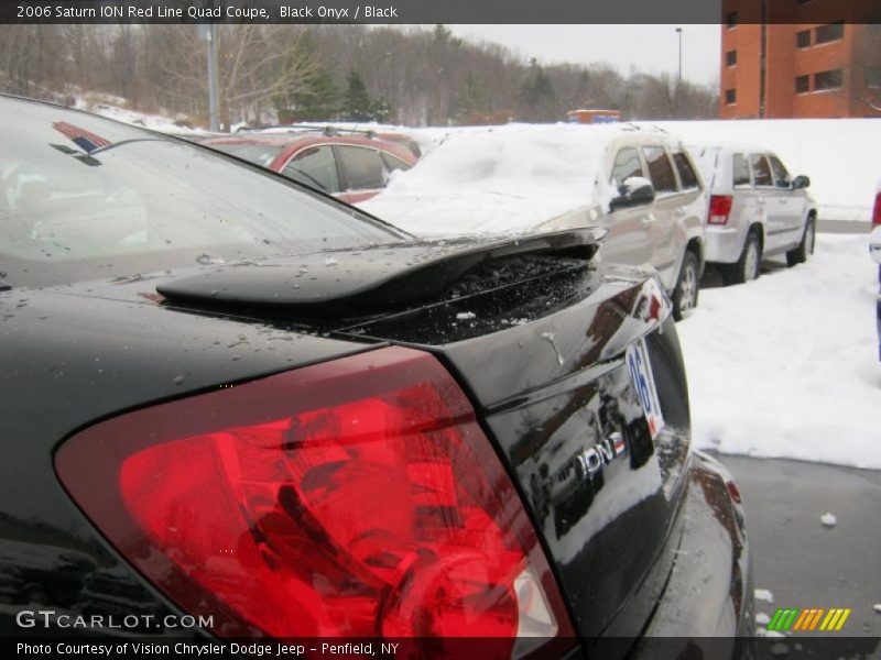 Black Onyx / Black 2006 Saturn ION Red Line Quad Coupe