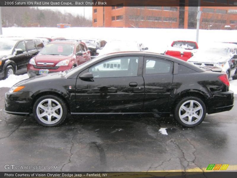 Black Onyx / Black 2006 Saturn ION Red Line Quad Coupe