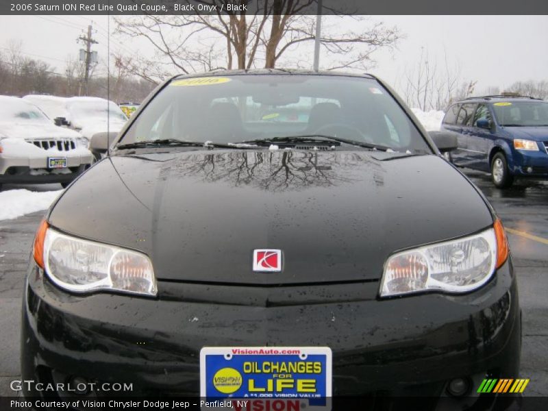 Black Onyx / Black 2006 Saturn ION Red Line Quad Coupe