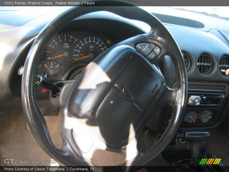 Pewter Metallic / Taupe 2001 Pontiac Firebird Coupe