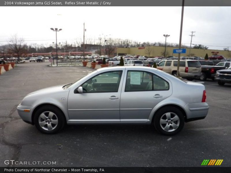 Reflex Silver Metallic / Grey 2004 Volkswagen Jetta GLS Sedan