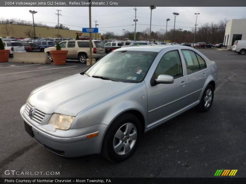 Reflex Silver Metallic / Grey 2004 Volkswagen Jetta GLS Sedan
