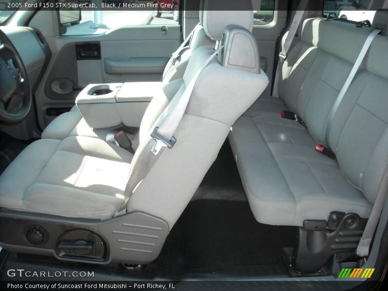 Black / Medium Flint Grey 2005 Ford F150 STX SuperCab
