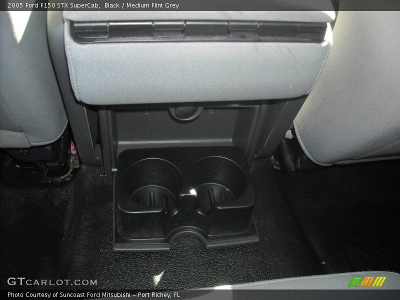 Black / Medium Flint Grey 2005 Ford F150 STX SuperCab
