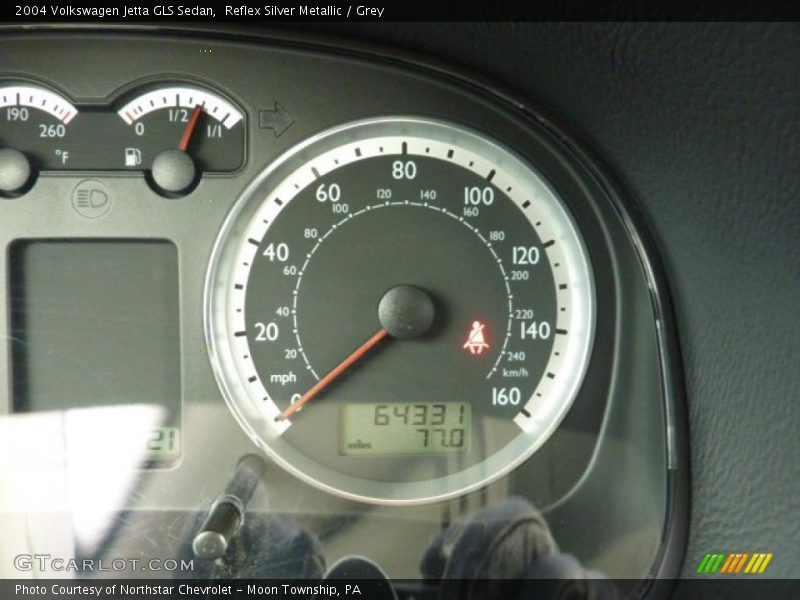 Reflex Silver Metallic / Grey 2004 Volkswagen Jetta GLS Sedan