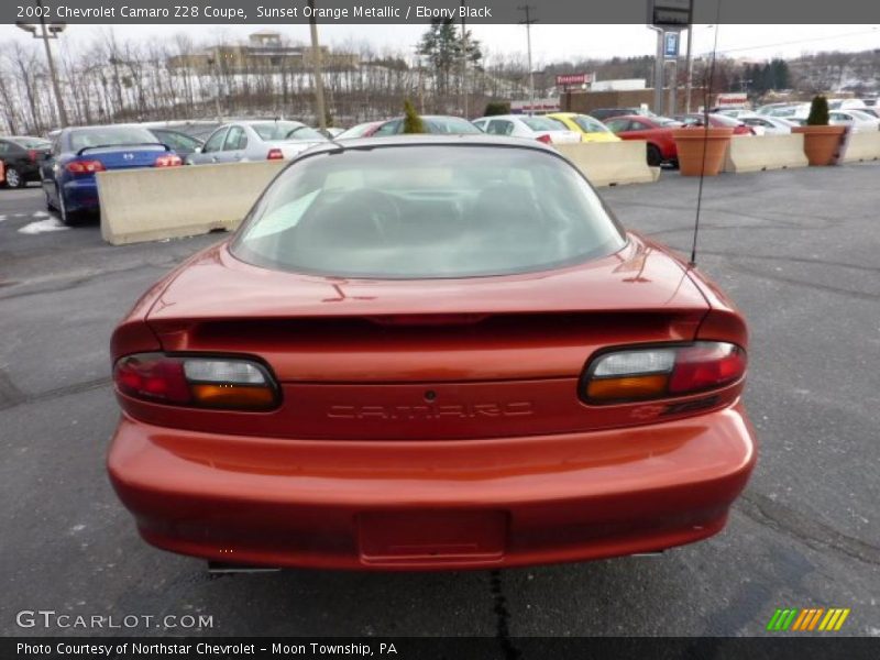  2002 Camaro Z28 Coupe Sunset Orange Metallic