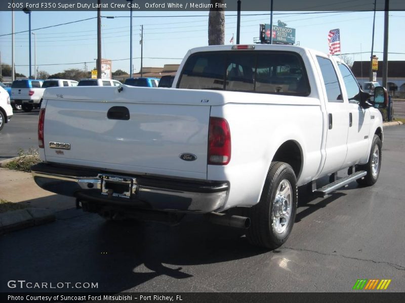 Oxford White / Medium Flint 2005 Ford F350 Super Duty Lariat Crew Cab