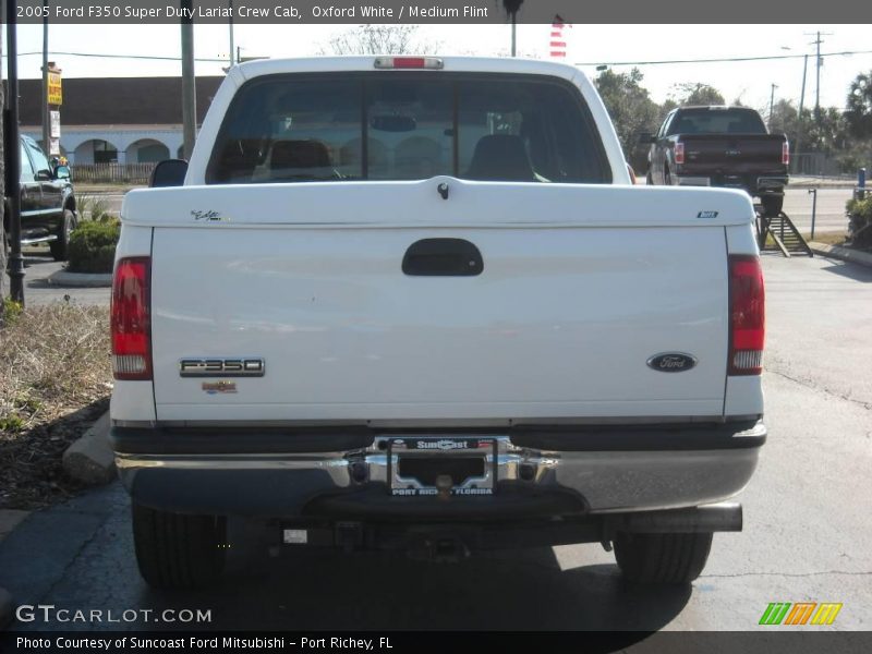 Oxford White / Medium Flint 2005 Ford F350 Super Duty Lariat Crew Cab