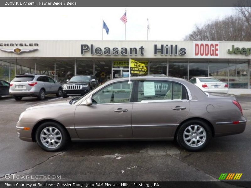 Pewter Beige / Beige 2008 Kia Amanti