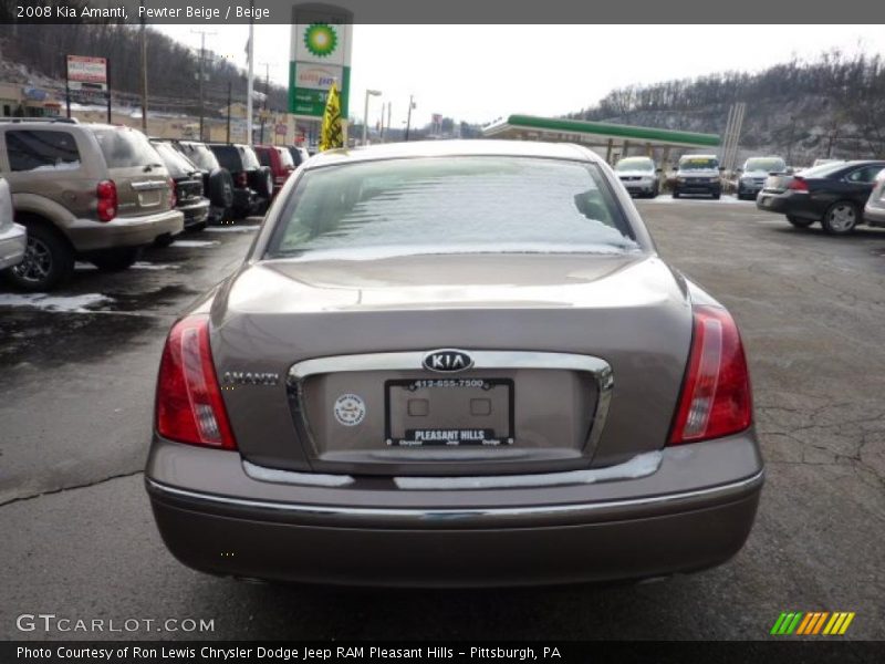Pewter Beige / Beige 2008 Kia Amanti