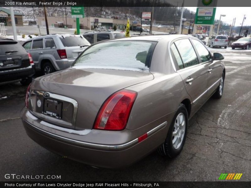 Pewter Beige / Beige 2008 Kia Amanti