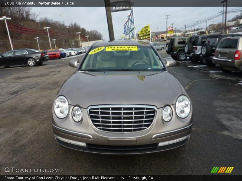 Pewter Beige / Beige 2008 Kia Amanti