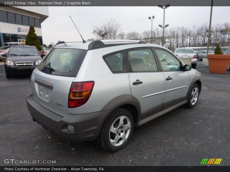 Platinum Silver / Graphite Black 2006 Pontiac Vibe