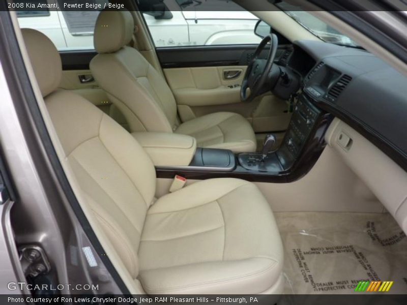 Pewter Beige / Beige 2008 Kia Amanti