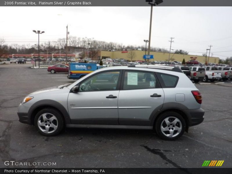 Platinum Silver / Graphite Black 2006 Pontiac Vibe