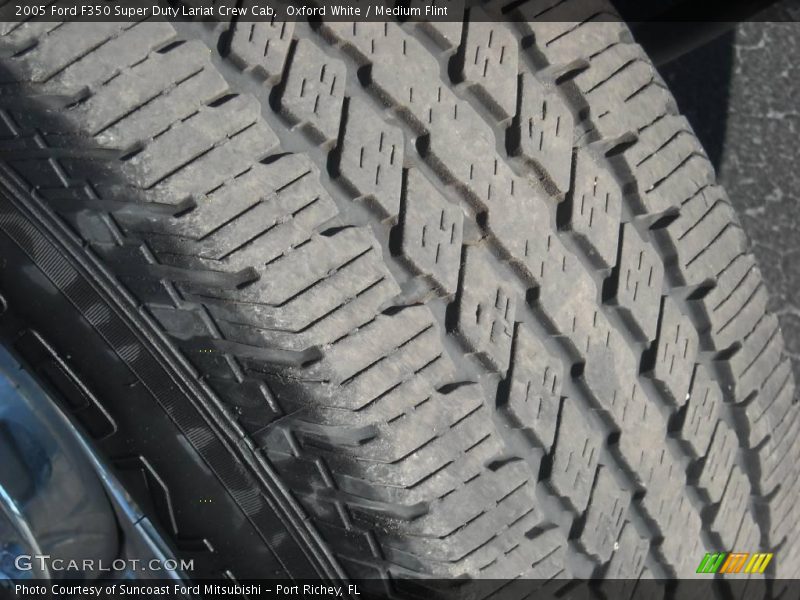 Oxford White / Medium Flint 2005 Ford F350 Super Duty Lariat Crew Cab