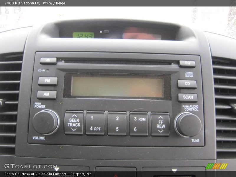 White / Beige 2008 Kia Sedona LX