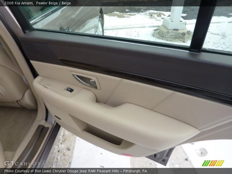 Pewter Beige / Beige 2008 Kia Amanti