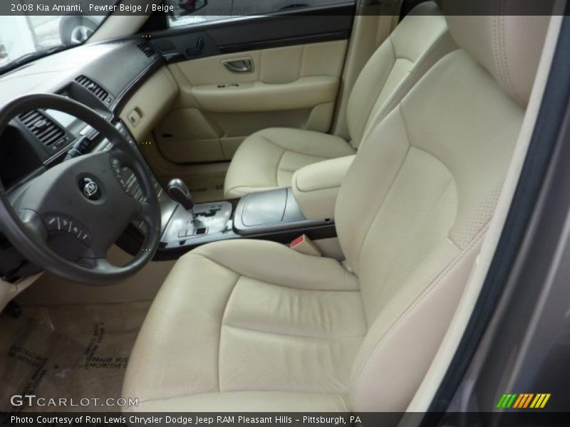 Pewter Beige / Beige 2008 Kia Amanti