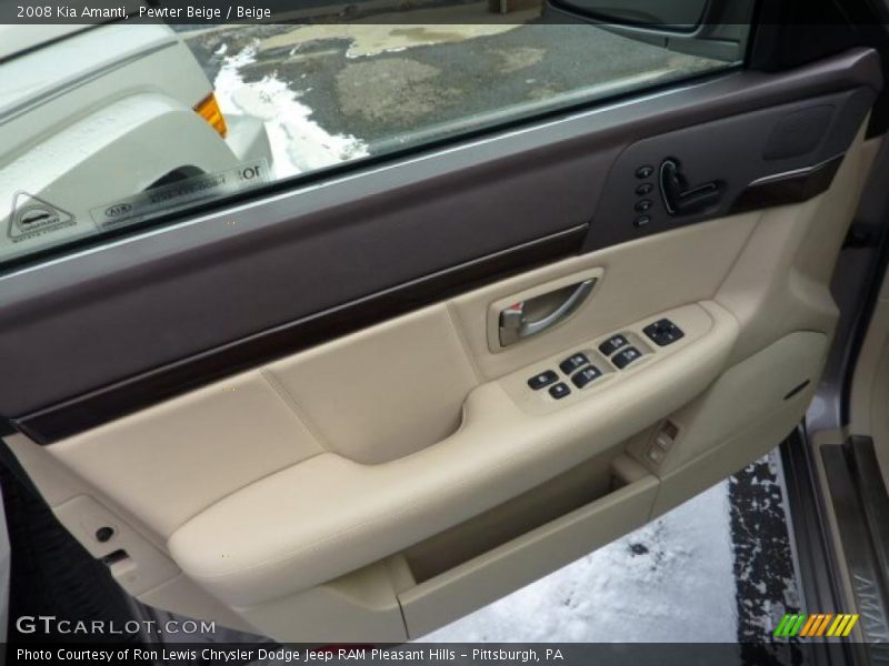 Pewter Beige / Beige 2008 Kia Amanti