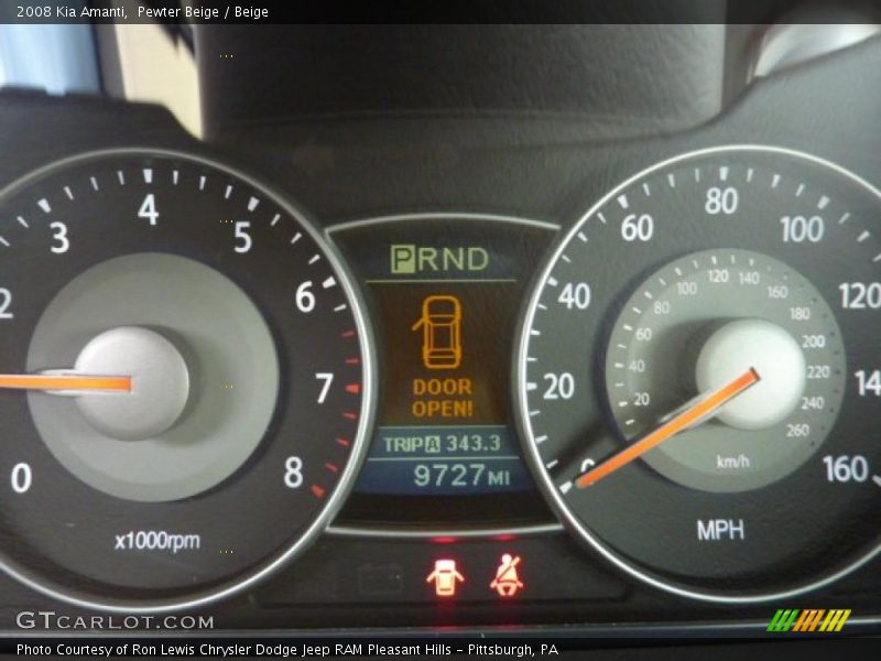Pewter Beige / Beige 2008 Kia Amanti