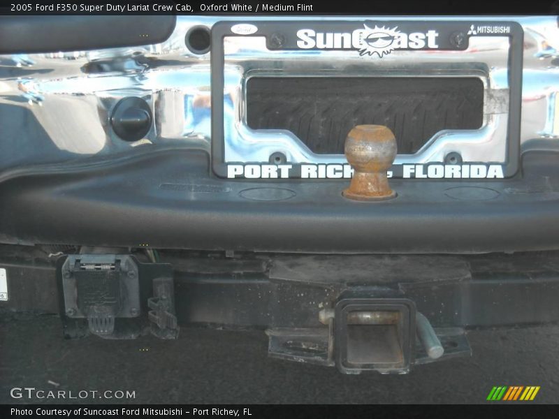 Oxford White / Medium Flint 2005 Ford F350 Super Duty Lariat Crew Cab