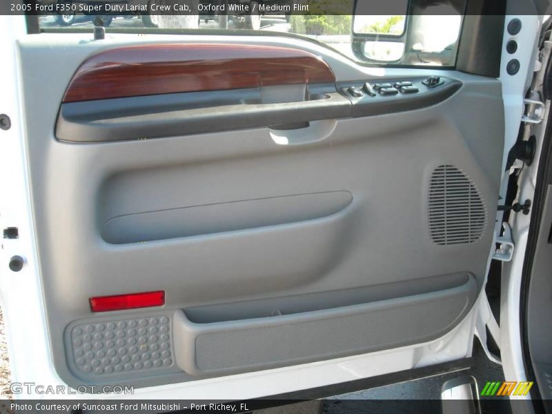 Oxford White / Medium Flint 2005 Ford F350 Super Duty Lariat Crew Cab