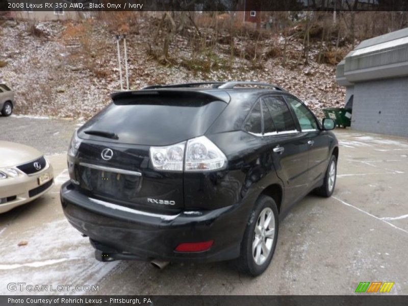 Black Onyx / Ivory 2008 Lexus RX 350 AWD