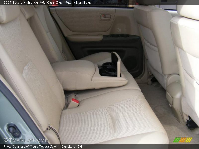 Oasis Green Pearl / Ivory Beige 2007 Toyota Highlander V6