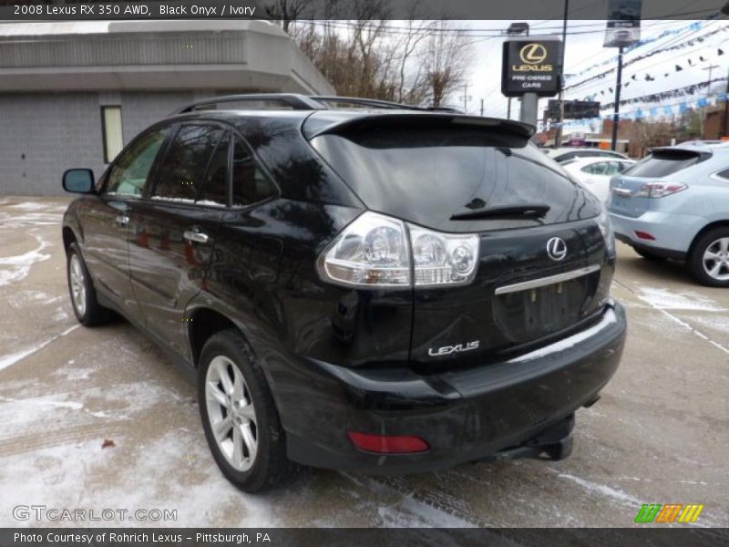 Black Onyx / Ivory 2008 Lexus RX 350 AWD
