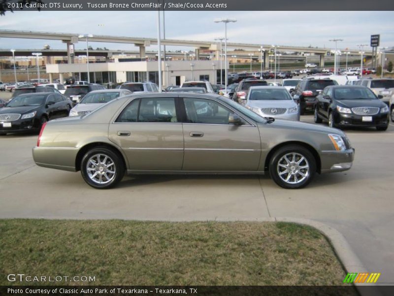 Tuscan Bronze ChromFlair / Shale/Cocoa Accents 2011 Cadillac DTS Luxury