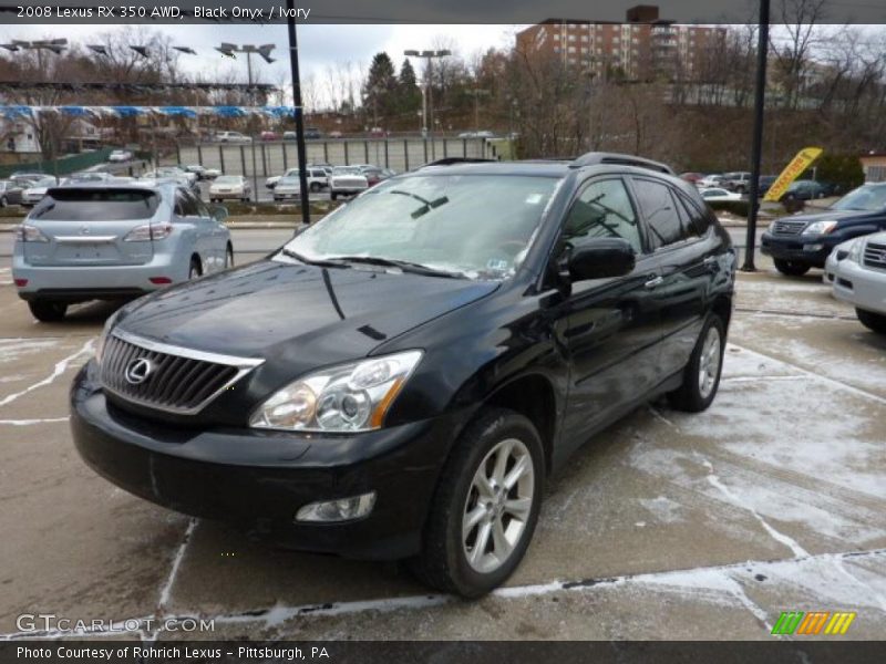 Black Onyx / Ivory 2008 Lexus RX 350 AWD