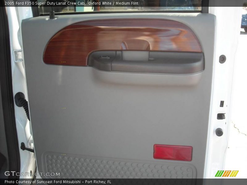 Oxford White / Medium Flint 2005 Ford F350 Super Duty Lariat Crew Cab