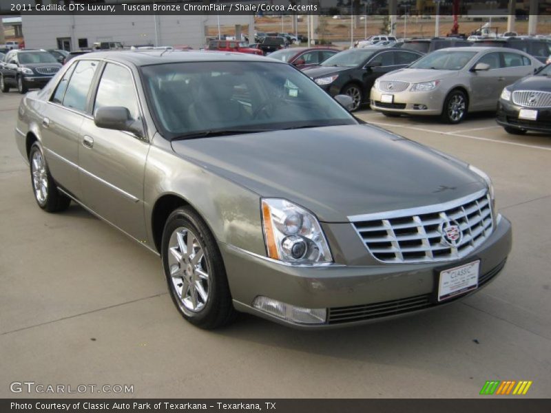 Tuscan Bronze ChromFlair / Shale/Cocoa Accents 2011 Cadillac DTS Luxury