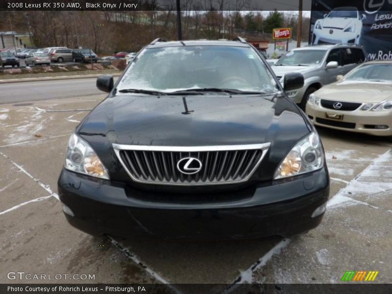 Black Onyx / Ivory 2008 Lexus RX 350 AWD