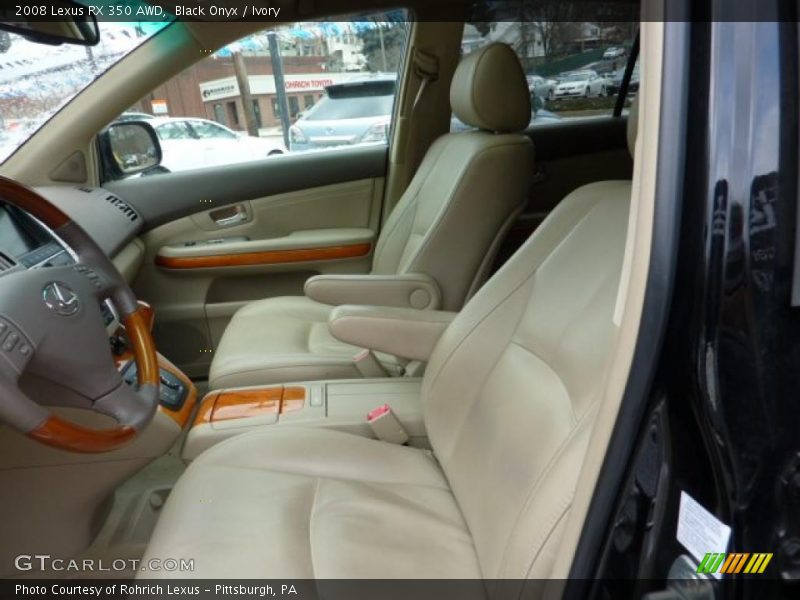 Black Onyx / Ivory 2008 Lexus RX 350 AWD