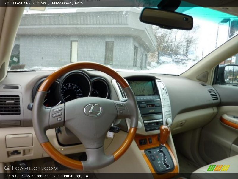 Black Onyx / Ivory 2008 Lexus RX 350 AWD