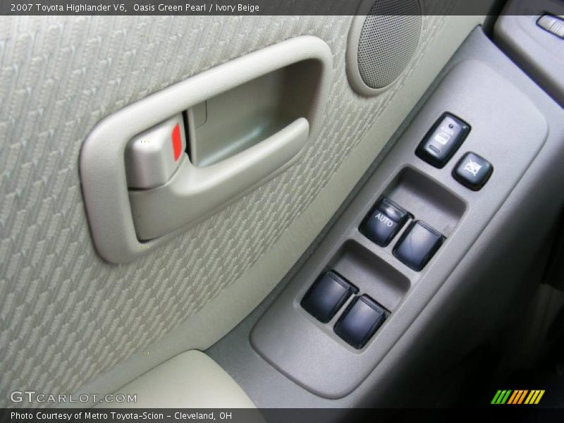 Oasis Green Pearl / Ivory Beige 2007 Toyota Highlander V6