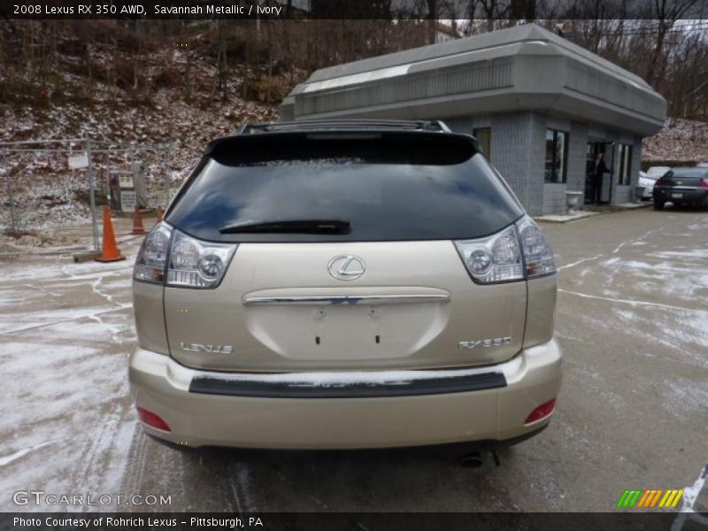 Savannah Metallic / Ivory 2008 Lexus RX 350 AWD