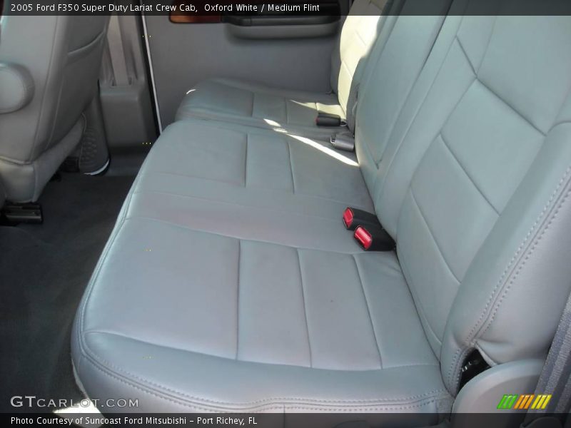 Oxford White / Medium Flint 2005 Ford F350 Super Duty Lariat Crew Cab