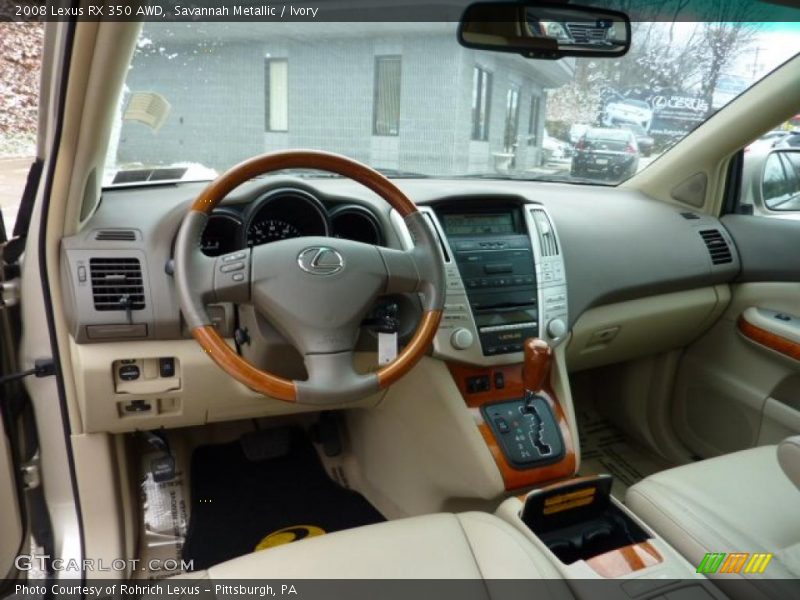 Savannah Metallic / Ivory 2008 Lexus RX 350 AWD