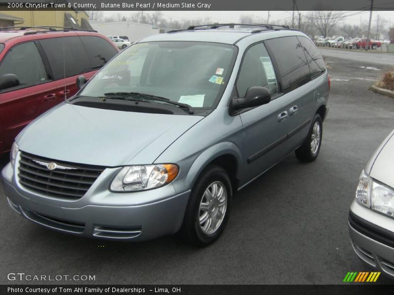 Butane Blue Pearl / Medium Slate Gray 2006 Chrysler Town & Country